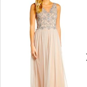 Stunning beaded flowy gowns perfect for bridesmaids. I have 2@sz6, 1@sz4, 1@sz8.